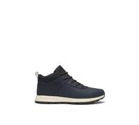 Sprint Basic Mid Lace Leather Trainers Black 9.5 UK