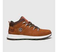 Timberland Men's Sprint Trekker Mid Boots in Brown, Logo Detail, Size: 7 UK 7