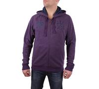 Timberland Men's Sweat Jacket Brown River Hoody - Purple, Men, M