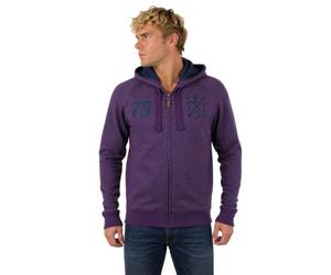 Timberland Men's Sweat Jacket Brown River Hoody - Purple, Men, M