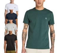 Timberland Mens T Shirts Classic Logo Summer Crew Neck Pullover Sport Cotton Tee