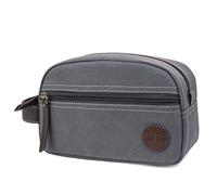 Timberland Men's Travel Kit Toiletry Bag Organizer, Charcoal, One Size