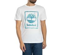 Timberland Water Stack Logo Short Sleeve T-shirt White M Men