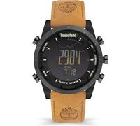 Timberland Men's Whately Watch in Black with Leather Strap, Case Diameter: 44.00 mm, TDWGD2104703