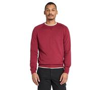 Timberland Men's Williams River Pure Cotton Jumper - Burgundy, Burgundy