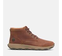 Timberland Mens Windsor Park Mid Lace-Up Boots in Orange Leather - Size UK 9