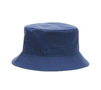 Timberland Mens Womens Unisex Printed Branded Logo Twill Bucket Hat in Blue Size Large to Extra Large