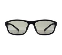 Timberland Men's Wrap Matte Black Green Polarized TB9237 Sunglasses Timberland Black One Size