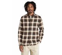 Timberland - Midweight Flannel Check Shirt - Shirt size XL, brown