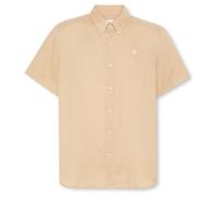 Timberland - Mill Brook Linen Short Sleeve Shirt - Shirt size S, sand