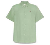 Timberland - Mill Brook Linen Short Sleeve Shirt - Shirt size XL, green