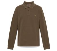 Timberland - Millers River L/S Millers River Pique Polo - Polo shirt size M, brown