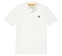 Timberland Mens Millers River Pique Polo Shirt in White Cotton - Size Large