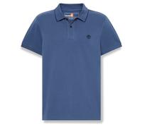 Timberland - Millers River Printed Neck S/S Polo - Polo shirt size M, blue
