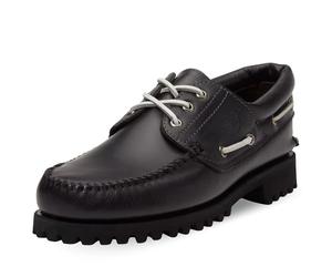 Timberland Moccasins Authentic 3-Eye Lug Handsewn Code TB0A2PDQAJC Black, black, 8 UK