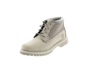 Timberland Nellie Leather And Suede Non-waterproof, Women’s Chukka Boots, Grey (Steeple Grey), UK (39.5 EU)