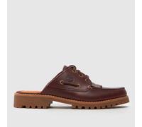 Timberland Noreen Mule Flats in Burgundy UK 3.5