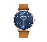 Timberland Northampton Tdwjb2000350 Men's 45mm Blue Dial Quartz Watch - Brown Leather Strap With Two Extra Straps