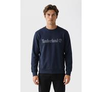 Timberland Northwood Linear Logo Bb Crew Sweatshirt Dark Sapphire size XXL | Sweaters Outlet | Men | Blue XXL