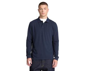 Timberland Oyster River Chest Logo Ls Polo Regular Dark Sapphire size M | Longsleeves Outlet | Men | Blue M