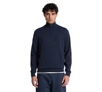 Timberland Oyster River Cotton 1/4 Zip Sweater Dark Sapphire size M | Turtlenecks Outlet | Men | Blue M