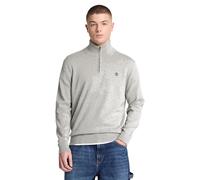 Timberland Oyster River Cotton 1/4 Zip Sweater Medium Grey Heather size M | Sweaters Outlet | Men | Gray M