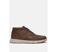 Timberland Parker Street Leather Mid Lace Up Boots- Dark Brown, Dark Brown, Size 6, Men Dark Brown