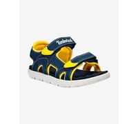 Timberland Perkins Row 2-Strap Sandals Navy Blue Yellow Junior - 38
