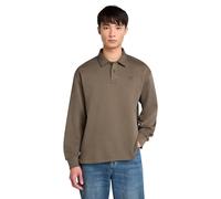 Timberland Polo Sweatshirt Chocolate Chip size L | Longsleeves Outlet | Men | Brown L