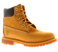 TIMBERLAND Women's Premium 6 Inch Yellow Black Waterproof Boots Size: