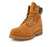 TIMBERLAND Women's Premium 6 Inch Yellow Black Waterproof Boots Size: 4, Colour: Tan Leather