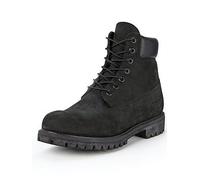 Timberland Premium 6 Inch Waterproof Lace Up Boots - Black, Black, Size 10, Men Black