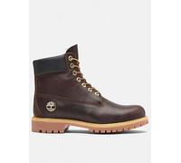 Timberland Premium 6Inch Waterproof Lace Up Boots- Dark Brown, Dark Brown, Size 6, Men Dark Brown