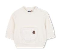 Timberland - Printed Brushed Fleece Sweatshirt - Ivory - Boy - 9 Months