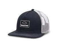 Timberland PRO A.d.n.d. Dark Logo Mid Profile Trucker Cap, Black/White, One Size