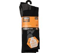 Timberland PRO Mens Big Logo Half Cushion 3 Pack Crew Socks