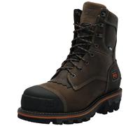 Timberland PRO Boondock Men's HD Logger 8" Composite Waterproof Industrial Work Boots, Turkish Coffee 2024, 10 UK