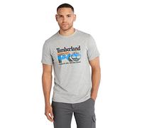Timberland PRO Core Chest Logo Short-Sleeve T-Shirt, Medium Grey Heather, XXL