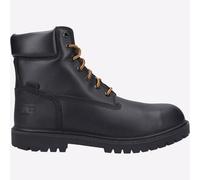 Timberland Pro Men's 'Iconic' Leather Safety Boots in Black | Size: 6 Timberland Pro Black 6