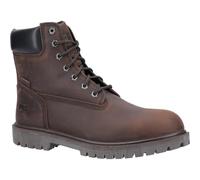 Timberland PRO Iconic Safety Toe Work Boot Brown - Alloy toe, ReBOTL fabric linings made with at least 40 percent recycled plastic