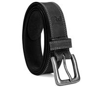 Timberland PRO Men's 38mm Boot Leather Belt, Black, 38