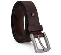 Timberland PRO Men's 40mm Workwear Leather Belt, Brown/Rivet, 32