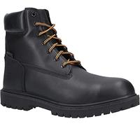 Timberland Pro Men's 'Iconic' Leather Safety Boots in Black | Size: 7 Timberland Pro Black 7