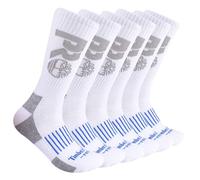 Timberland PRO Men's 6-Pack Crew Socks Team, White (Pack of 6), L