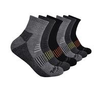 Timberland PRO Men's 6-Pack Quarter Socks, Multi (6 Pack), L (Pack of 6)