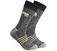 Timberland PRO Men's Crew Socks Boot, Grey (2-Pack), L