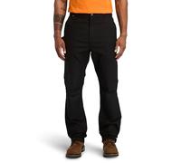 Timberland PRO Men's Gritman Flex Athletic Fit Double Front Utility Work Pant, Black, 32W / 30L