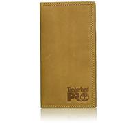 Timberland PRO Men's Leather Long Bifold Rodeo Wallet with RFID, Wheat, One Size