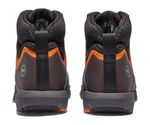 Timberland PRO Men's Radius Fire and Safety Shoe, Black (Black/Orange), 43 EU