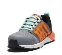 Timberland PRO Women's Radius Composite Safety Toe Athletic Industrial Work Shoe, Grey/Black/Orange, 6M